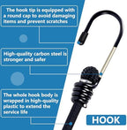 Bungee Cords with Hooks 8 Pack Bungee Cord Includes 12 inches, 18 inches, 24 inches, 36 inches for Bundling Items, Fixing Tarps, Tents, and Carrying Luggage
