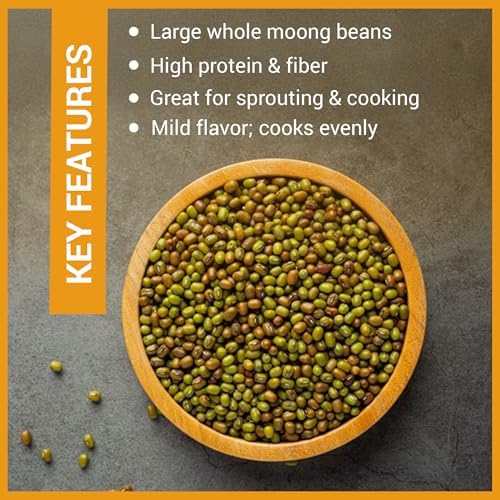 Moong Beans Whole (Big) - 1.5kg