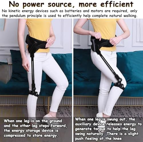 Power Walking Aids for Disabled & Elderly | Exoskeleton Mobility Assist Device | Walking Training Support for Enhanced Stability & Independence