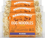 Manischewitz Kluski Egg Noodles 12oz (3 Pack) | Homestyle Taste & Texture, Premium Enriched, Low Sodium, No Preservatives