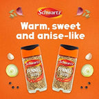 Schwartz Fennel Seed Jar 28g