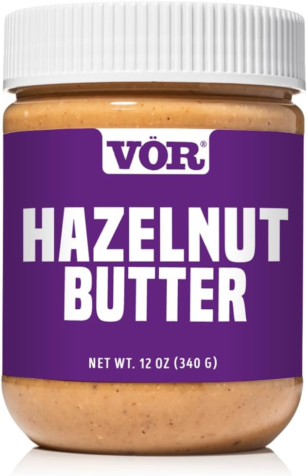 Vör Hazelnut Butter (12oz) | Single Ingredient | Vegan, Paleo and Keto-Friendly, Gluten-Free