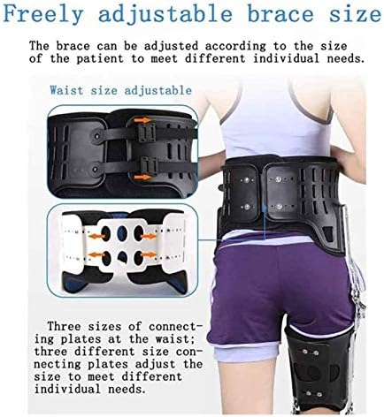 Adjustable Knee Ankle Foot Fixation Orthosis,Comfortable Ankle Foot Orthosis Brace Leg Fracture Foot And Orthotics Of Lower Limbs So That The Leg Force Is More Uniform (L)