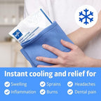 Medline Standard Instant Cold Packs, Single-Use, 6 Inches x 9 Inches, Economical, Activates Instantly, Case of 24 Each
