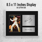 HWC Trading Elvis Presley Gifts USL Printed Signed Autograph Picture for Music Memorabilia Fans - US Letter Size