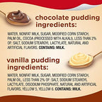 Snack Pack Chocolate and Vanilla Pudding Cups Family Pack, 12 Count