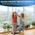 SIKE Height and Weight Scale, Physician Scale with Height Measuring Rod Professional Scale for Body Weight Home Hospital Gym Measuring Up to 212 cm / 82 "