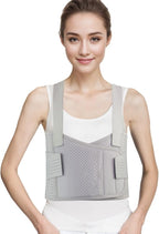 Rib Brace for Women,Adjustable Rib Compression Wrap with Cross Straps, Chest Support for Rib Fractures, Chest Strains, and Dislocations,Rib Braces Fixation Strap for Men (L/XL)