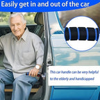 KOUNATSURI 2Pack Car Door Handle for Elderly Car Handle Assist Support Multifunction for Seniors and Handicapped