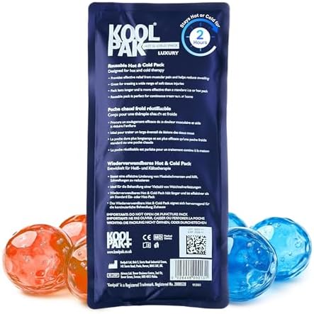 KOOLPAK Luxury Reusable HOT & Cold Pack - 12 X 29CM - Pack of 5 (Packaging May Vary)