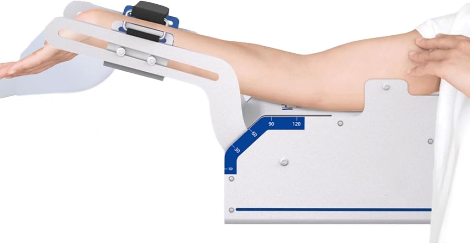 Elbow Flexion and Extension Trainer, Joint Rehabilitation Training Device, Adjustable Arm Exerciser, 0°~105° Angle Exercise, with Remote Control, for Muscle Stiffness, Arm Fractures, Etc