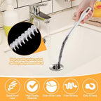 Drain Cleaning Brush, Kitchen Sink Drain Clog Remover Brush, Flexible Long Pipe Hair Clogs Catcher Cleaner Tool for Toilet, Bathroom Tub