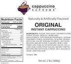 Cappuccino Supreme 2 lb bag Original Instant Cappuccino Mix