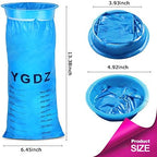 YGDZ 45 Pack Vomit Bags - Disposable Barf Bags for Travel, Motion Sickness, Nausea - 1000ml Blue