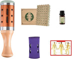 Moxibustion Pot Ceramic Moxa Sticks Burner Holder Portable Scraping Cup Pure Moxa 54 Rolls Heat Therapy Set Health Care Tool