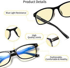 Suertree Blue Light Blocking Computer Glasses Eyewear Anti Blue Gaming Glasses PC Eyeglasses for Women Men