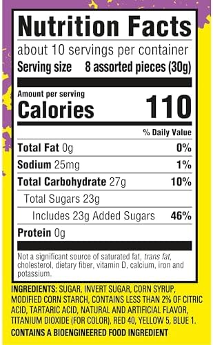 SOUR PATCH KIDS Fruits Mix Soft & Chewy Candy, Share Size, 11.03 oz