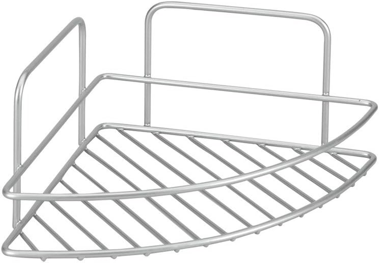 Metaltex Reflex 1-Tier Polytherm Coated Corner Bathroom Shelf