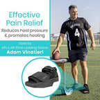 Vive Wedge Post-Op Shoe - Offloading Boot for Heel or Ankle Pain - Medical Foot Recovery for Bone or Soft Tissue Surgery, Fracture, Plantar Fasciitis, Ulcerations, Feet (Large)