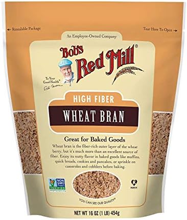 Bob's Red Mill High Fiber Wheat Bran, 16 OZ (Pack of 2)