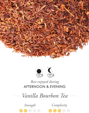TWG Tea | Vanilla Bourbon Tea | Rooibos Tea | Vanilla | 15 Hand Sewn Cotton Tea Bags | Gift Set