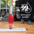 O-Cedar ProMist MAX Spray Mop, PMM with 3 Extra Refills, Red