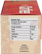 Bio Coffee- First Organic Instant Non-dairy Alkaline Coffee (2 Boxes, 32 total sachets)