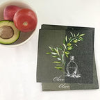 20-ct 13x13 Olive Napkins Fall Napkins Thanksgiving Napkins Fall Paper Napkins Thanksgiving Paper Napkins Fall Cocktail Napkins Decorative Napkins for Decoupage Fall Napkins Paper Olive Paper Napkins