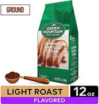 Green Mountain Coffee Roasters, Caramel Vanilla Cream, Ground Flavored Coffee, Light Roast, Bagged 12oz.