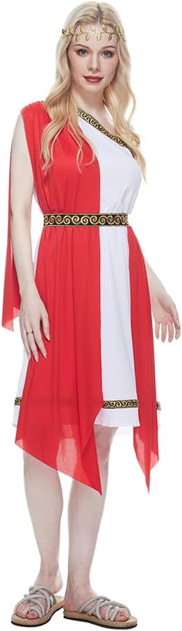 Greek Toga Costume for Couple Women Halloween Greek Costumes Men Roman Party Outfits