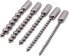 5 Pcs Metal Stainless Steel Beads Urethral Sound Sex Toys Catheters & Sounds Stick Urethra Pulling Beads Massage Stick Urine Plug Bendable Design 3mm/4mm/5mm/6mm/8mm