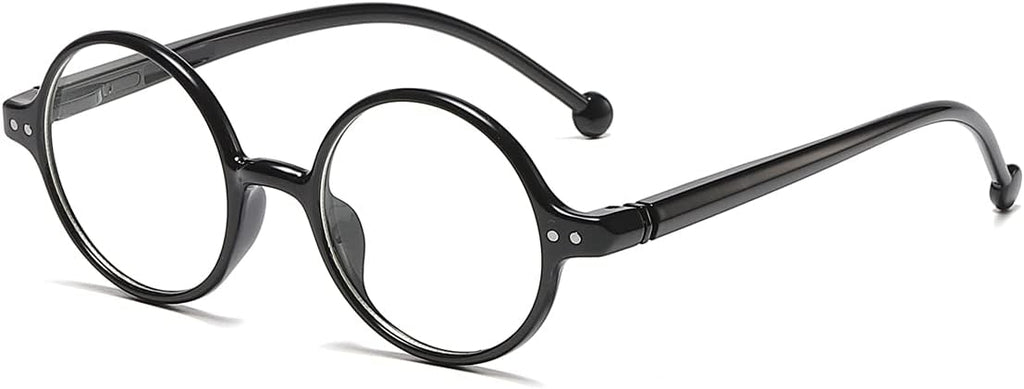 JOVAKIT Retro Round Blue Light Blocking Glasses for Women Men, Literary Vintage Style Non-prescription Computer Eyeglasses
