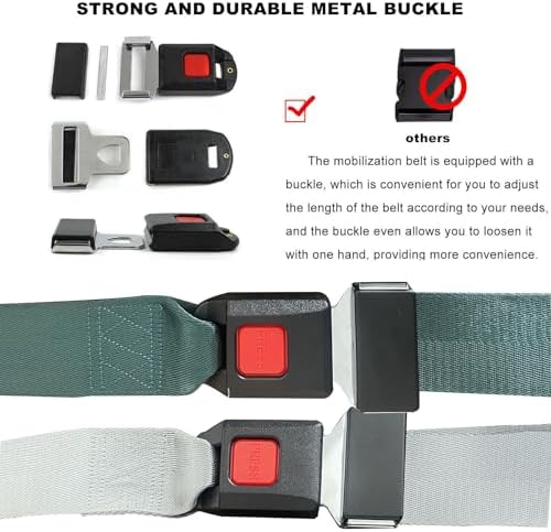NICHOY Chiropractic Flexion Mobilisation Belt(9.8Ft) - Mobilization Strap for Physical Therapy,Rehab and Manual Therapy,Adjustable Length,Mobilization of Physiotherapy(B)