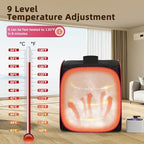Portable Steam Sauna at Home, 9 Levels Heating, Sauna Tent for Home with Steamer and Folding Chair, Sauna for Relaxation, Detoxification, Spa