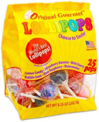 Original Gourmet Lollipops 25 Ct Variety Pack - 25 Individually Wrapped Hard Candy Suckers, Sweet Treets for Pinatas, More (9.25 Oz Lollipop Assortment)