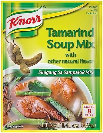 Knorr Tamarind Soup Mix (Sinigang sa Sampalok Mix), 1.41oz. (40g) (Pack of 9), 12.69 Ounce