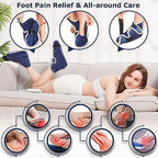 CAMECO 1 Pair Foot Heating Pad for Feet Neuropathy, Heated Foot Warmers for Women Men, Under Desk Plug in Foot Heat Therapy Pad for Feet & Ankles Plantar Fasciitis Pain Relief, 86-158℉ Temperature