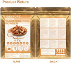 Natural Pure Dried Tangerine Peel Powder/陈皮粉 100g/3.52oz Dried Mandarin Orange Peel Powder, Tart & Sweet, From Juice