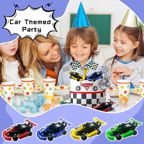 MEMOVAN Racing Car Cake Decorations 23pcs Racing Car Cake Topper Birthday Cake Decoration for Boy's Kids Racing Car Theme Birthday Supplies Party Favors