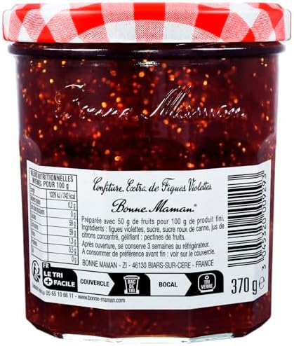 Bonne Maman Figues Violettes - French Purple Fig Jam - 13 Oz.