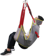 Shower Sling， Lift Sling for Toileting，Patient Lift Sling with Commode Opening Large, Full Body Mesh Sling for Hoyer Lift, Shower Sling, Toilet Sling(Weight Capacity 507 Lbs) XL