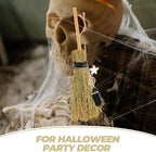 Gadpiparty Mini Broom Ornament 1pc Broom Pendant Crystal The Witch Car Miniature Broom Decor