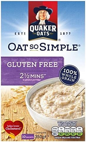 Quaker Oat So Simple Gluten Free Original Porridge - 10 x 35g (0.77lbs)