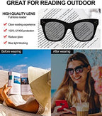 OCCI CHIARI Oversized Reader Sunglasses Women 2.0 Full Lens Reading Sunglasses 1.0 1.25 1.5 1.75 2.0 2.25 2.5 2.75 3.0 3.5 (Black, 2.00)