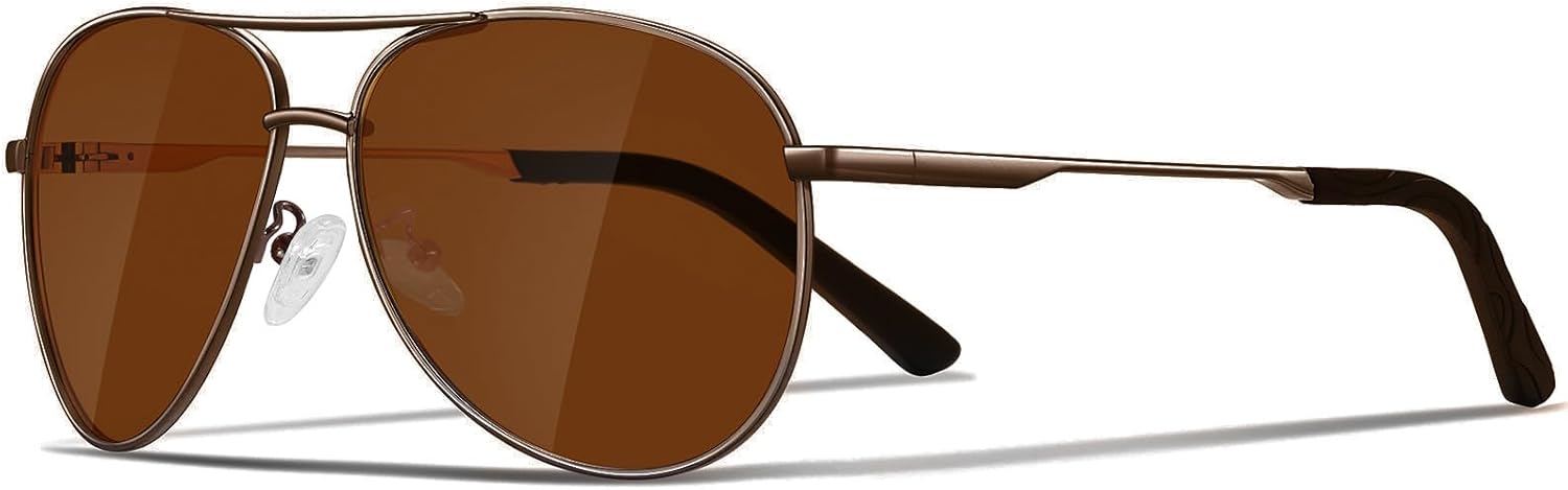 Sunglasses Men Polarized Aviator Sunglasses for Men Women Fishing Driving Sun glasses Metal Frame UV400 Protection