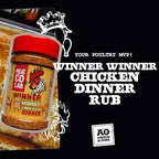 Angus & Oink | Winner Winner Chicken Dinner Rub | MVP of Poultry Seasoning | Perfect for Roast Chicken & Wings | Gluten-Free | 220g