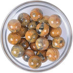 Justinstones Natural Crazy Lace Agate Tumble 20mm Gemstone Healing Crystal Energy Ball Round Sphere Specimen Collection Pocket Palm Worry Stone(Pack of 5)