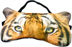 3D Cute Animal Funny Sleep Eye Mask for Men Women, Soft Plush Tiger Blindfold Sleeping Mask for Plane Travel Yoga Office Snap Nap Eye Cover Eyeshade