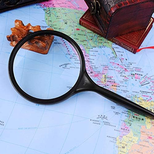 Magnifying Glass,5 Times The HD High-Powered Handheld Suitable for The Elderly to Read, Hobby, Maintenance, Observe Reading Magnifier