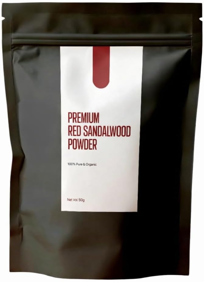 Red Sandalwood Powder | Pure Raktha Chandan for Face Pack, Tan Removal & Glowing Skin | Natural Laal Chandan for Pooja, Ubtan & Ayurveda Rituals(100gm)